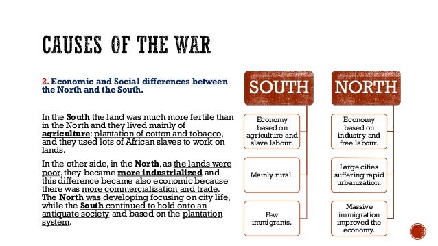 North South Comparison Chart