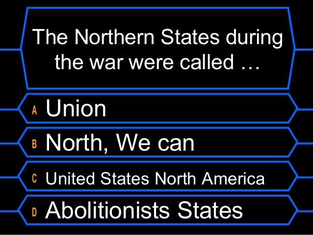 How many states were in the Union during the American Civil War?