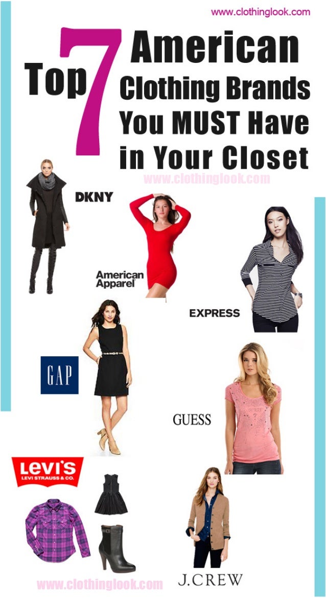 american female clothing brands
