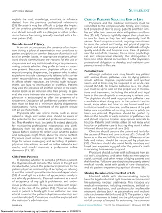 American college of physicians (ACP) ethics manual ,annals of internal ...