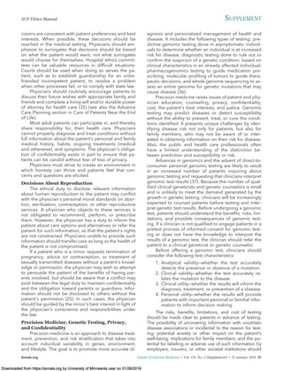 American college of physicians (ACP) ethics manual ,annals of internal ...