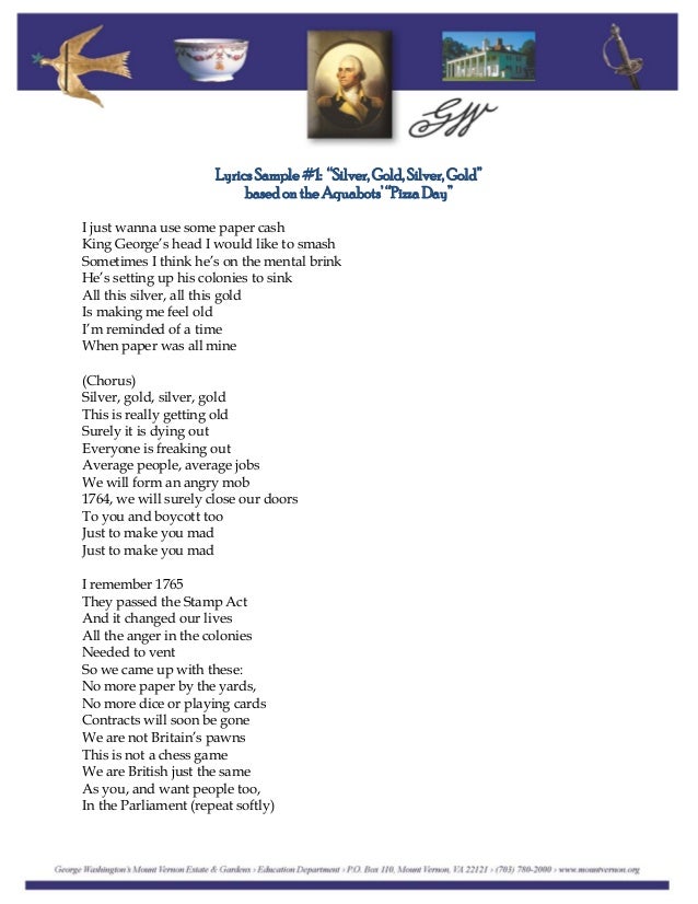 king george song lyrics