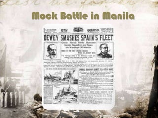 Mock Battle in Manila

 