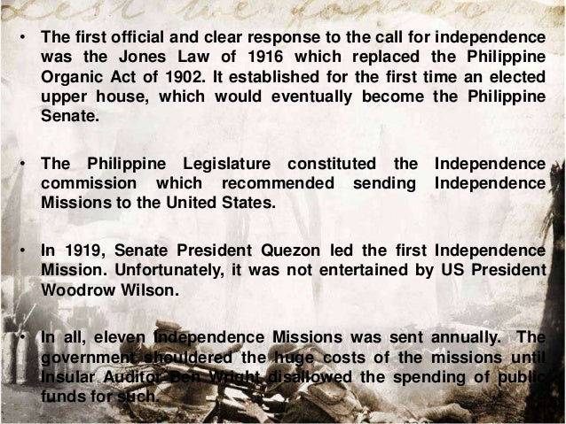 american colonization final jones act 1916