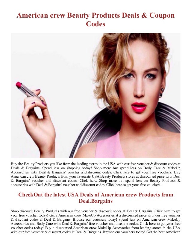 American Crew Products Deals Best Beauty Deals Deal Bargains