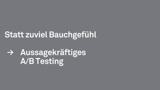 KOSTEN 
Video A - 500 Views 
≥ CHF 30.00 PRO ANSICHT 
Video B - 150’000 Views 
≥ CHF 0.20 PRO ANSICHT 
EINE MASSNAHME KANN 
DOPPELT SO VIEL KOSTEN, 
ABER IHRE WIRKSAMKEIT 
150 MAL HÖHER SEIN. 
CHF 30'000 
CHF 22'500 
CHF 15'000 
CHF 7'500 
CHF 0 
Video A Video B 
Produktion online Werbefläche 
(CPA) 
 