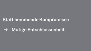 ALLGEMEIN AKZEPTIERTER 
MARKETING IRRTUM 
#2 SCHNELLER IST BESSER 
 