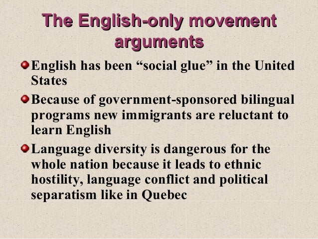 english only movement english only movement