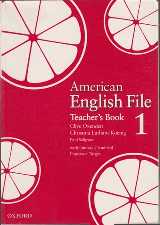 American english file 1 teacher book