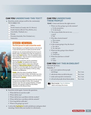 American English File Starter Student Book (Second Edition) | PDF