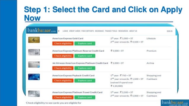How to apply for an American express credit card