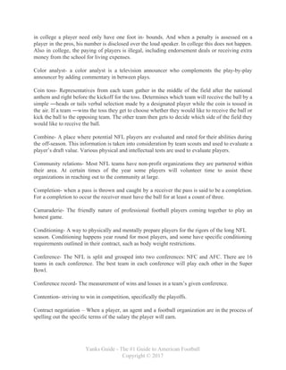 American Football Guide | PDF