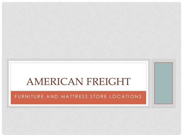 American Freight Store Locations