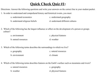American Geography Ppt 2012 Ppt