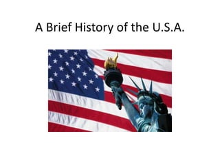 A Brief History of the U.S.A.

 