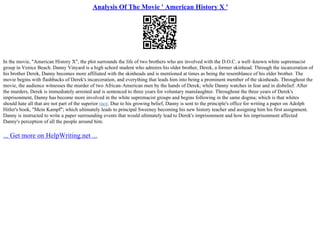 American History X Sociology | PPT