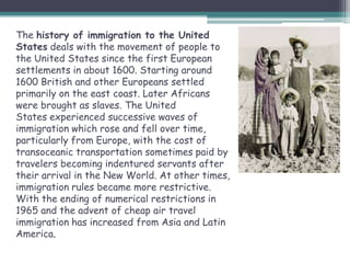 American immigrants