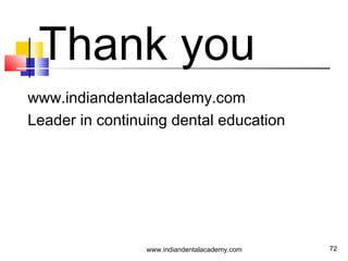 American journal /certified fixed orthodontic courses by Indian dental academy 
