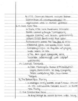 American journey 5.2 outline