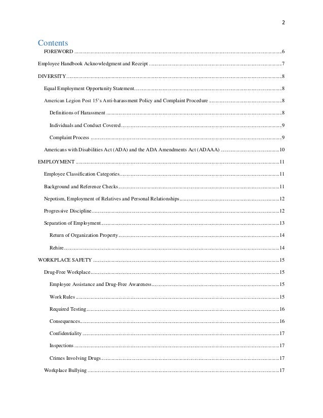 Free Program American Eagle Employee Handbook