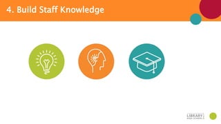 4. Build Staff Knowledge
 
