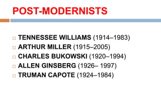 History of American Literature | PPT