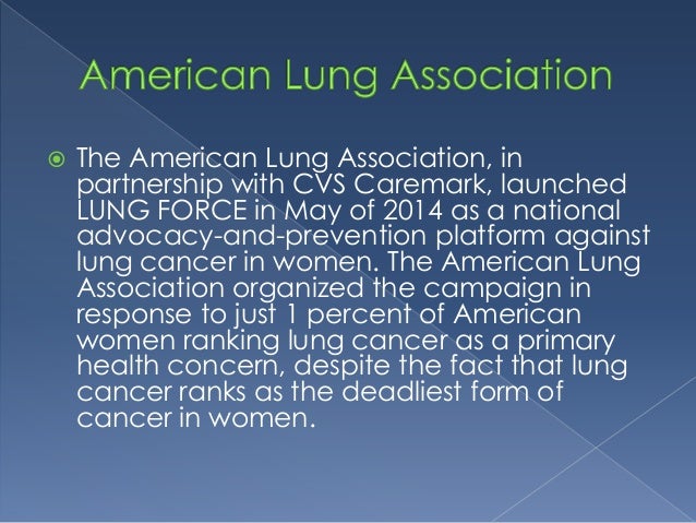 American Lung Association Launches Lung Force