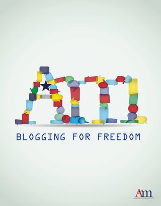 1
BLOGGING FOR FREEDOM
 