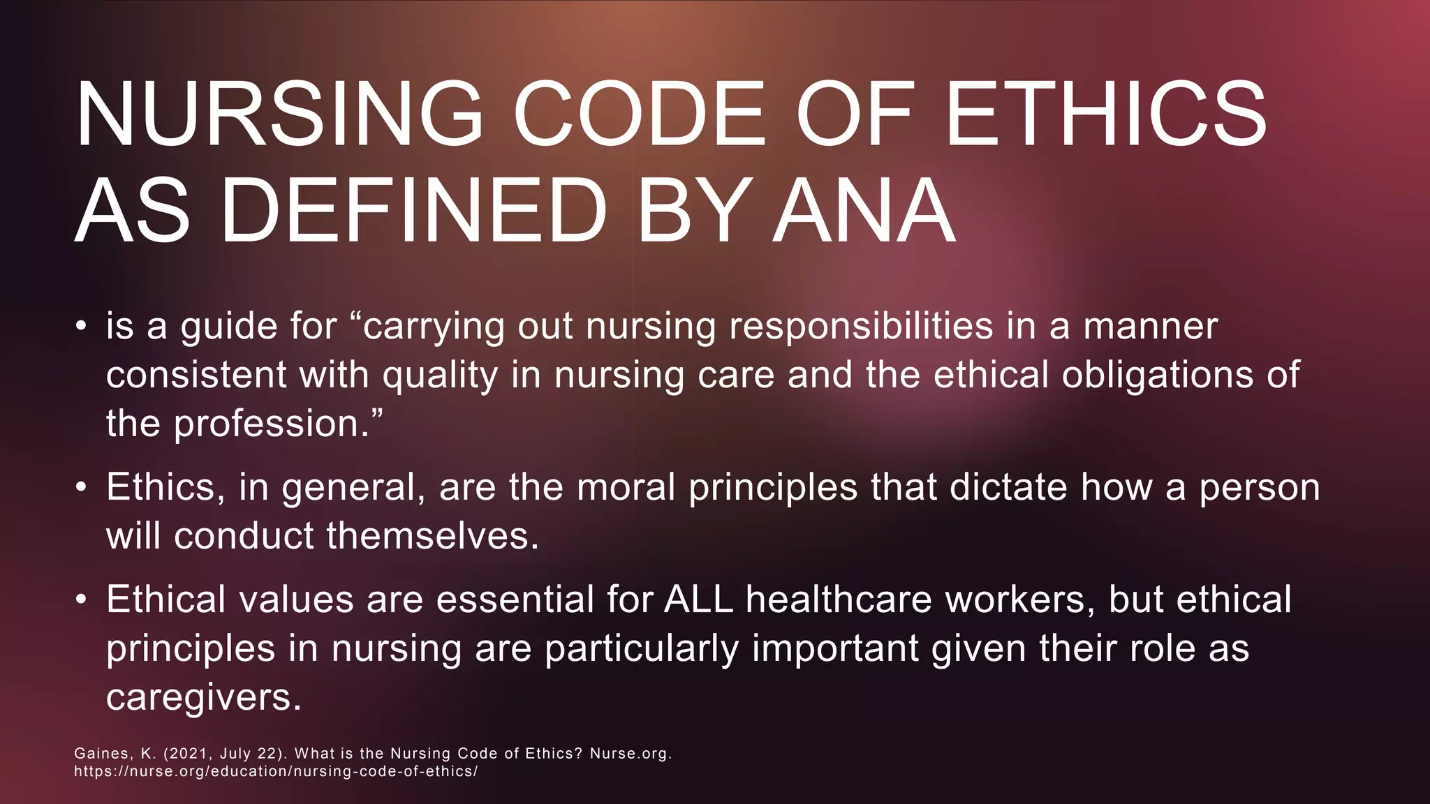 Ana Nursing Code Of Ethics Pdf AMERICAN NURSES ASSOCIATION CODE OF ETHICS | PPT