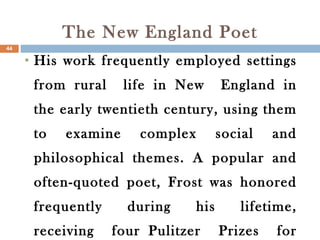 The New England Poet ,[object Object]