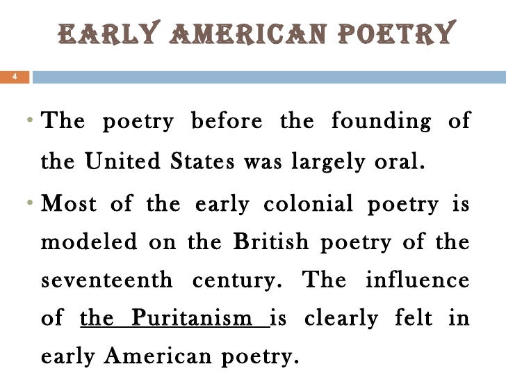 American Poetry An Introduction