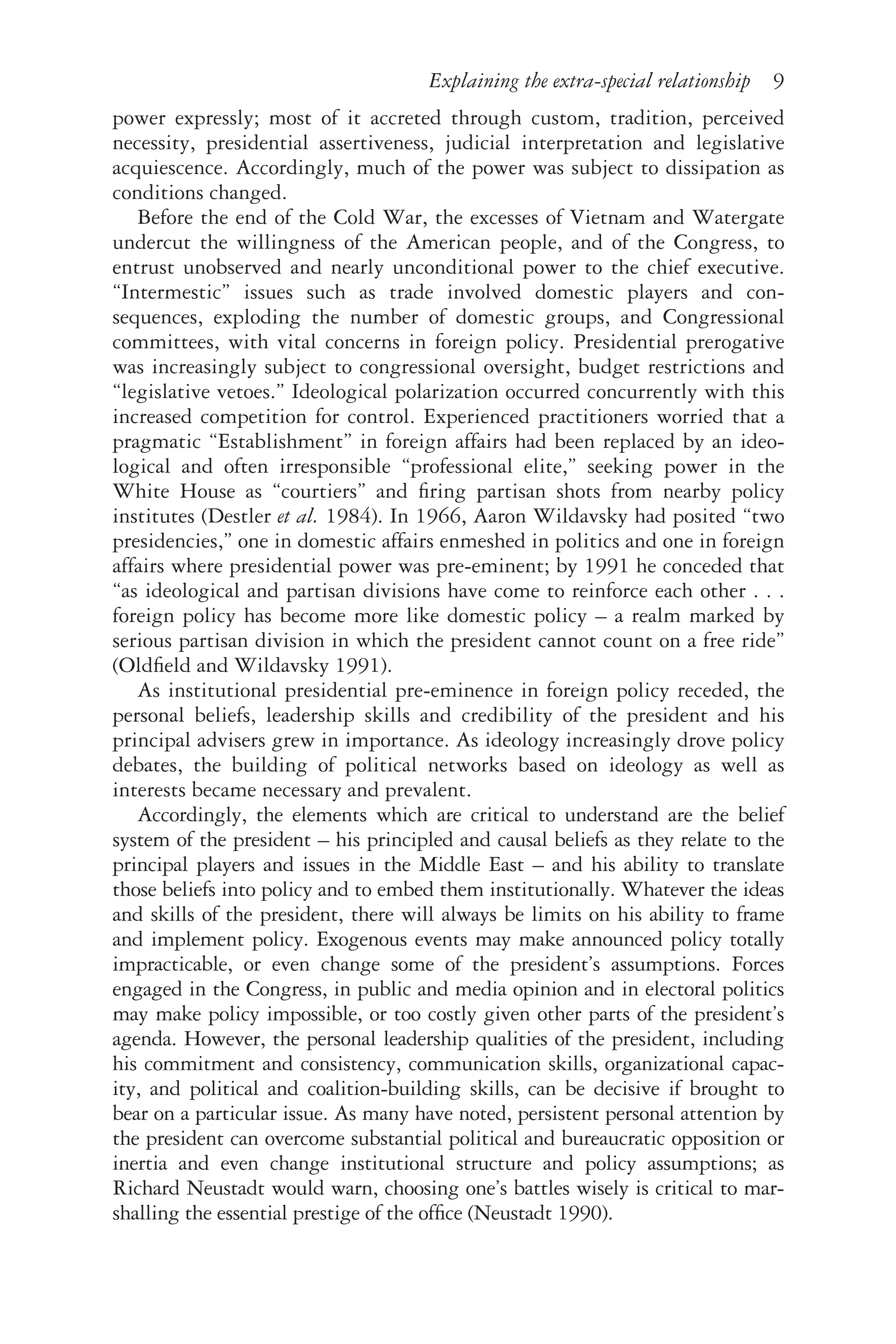 American policy toward israel, the power and limits of beliefs | PDF