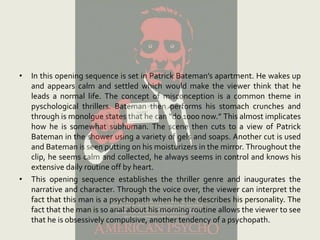 American psycho | PPTX