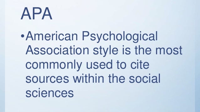 american psychlogical association