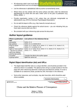American Psychological Association (APA) 6Th Edition Style Examples | PDF