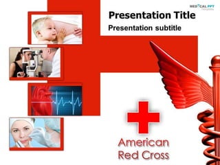 American Red Cross PowerPoint Template - www.medicalppttemplates.com