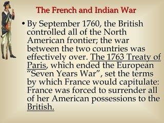 The American Revolution