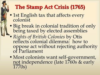 The American Revolution