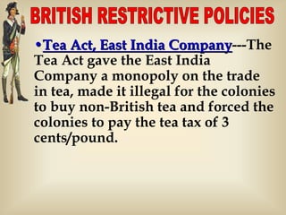 The American Revolution