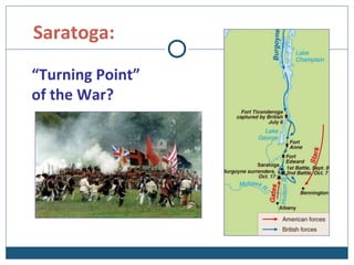 Saratoga:
“Turning Point”
of the War?
 