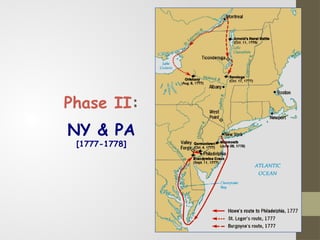 Phase II:
NY & PA
[1777-1778]
 