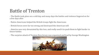 American revolution and battles | PPTX