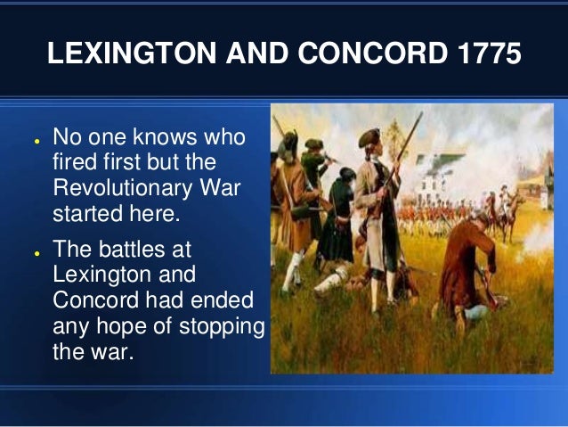 essay on who fired first at lexington and concord Lexington and concord essay who fired first at lexington and concord in my opinion, it was the british all major affidavits point in their direction. essay on who fired first at lexington and concord Lexington and concord essay who fired first at lexington and concord in my opinion, it was the british all major affidavits point in their direction.
