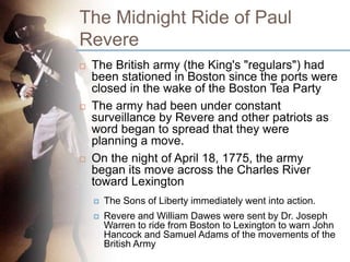 Battles of the American Revolution | PPTX