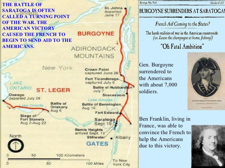 american revolution powerpoint 8 turning point of the american revolution