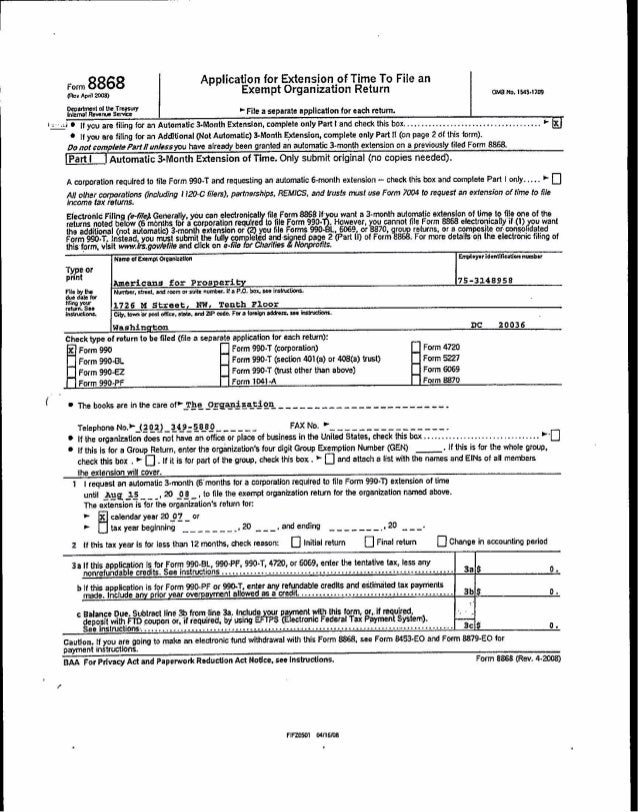 americans for prosperity 2007 ngb form 55