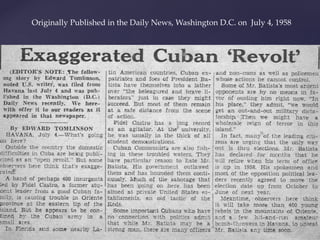 Originally Published in the Daily News, Washington D.C. on July 4, 1958
 