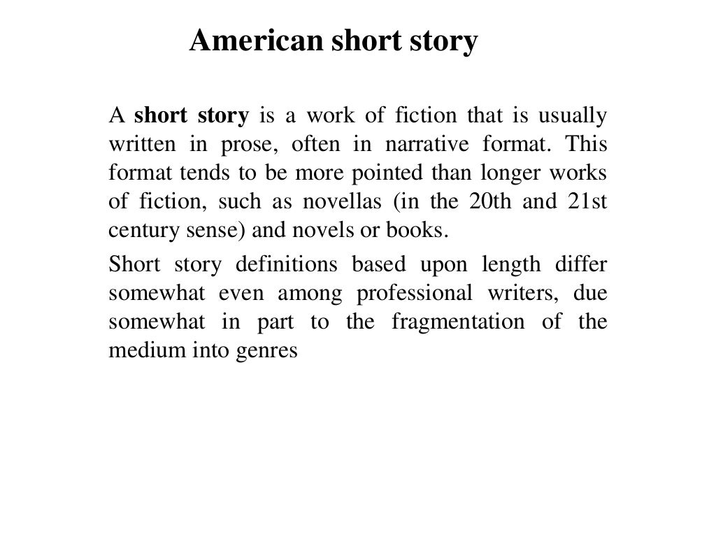 American short story