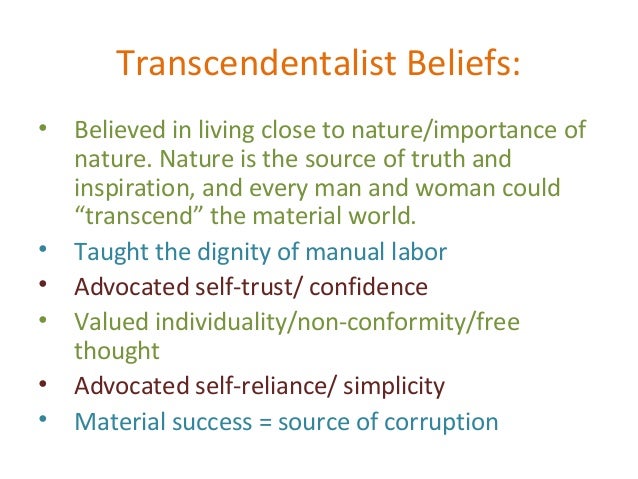 American Transcendentalism Good Copy