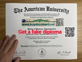American University degree